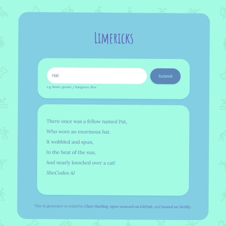 AI Limerick Generator